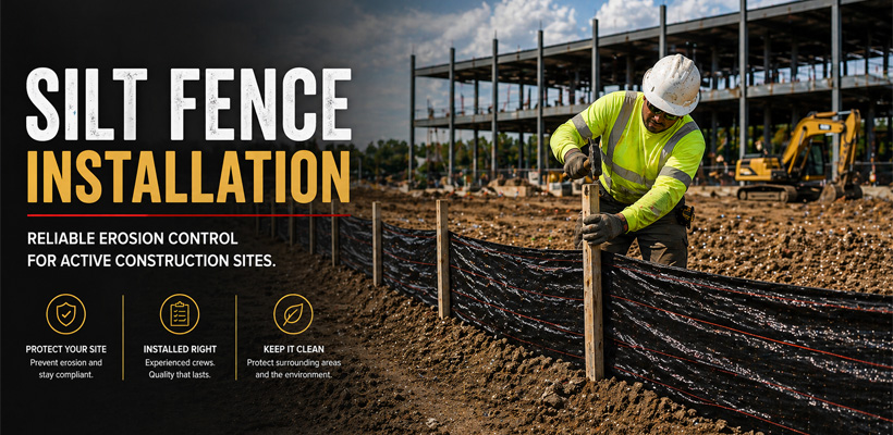 Silt Fence Installation Services
